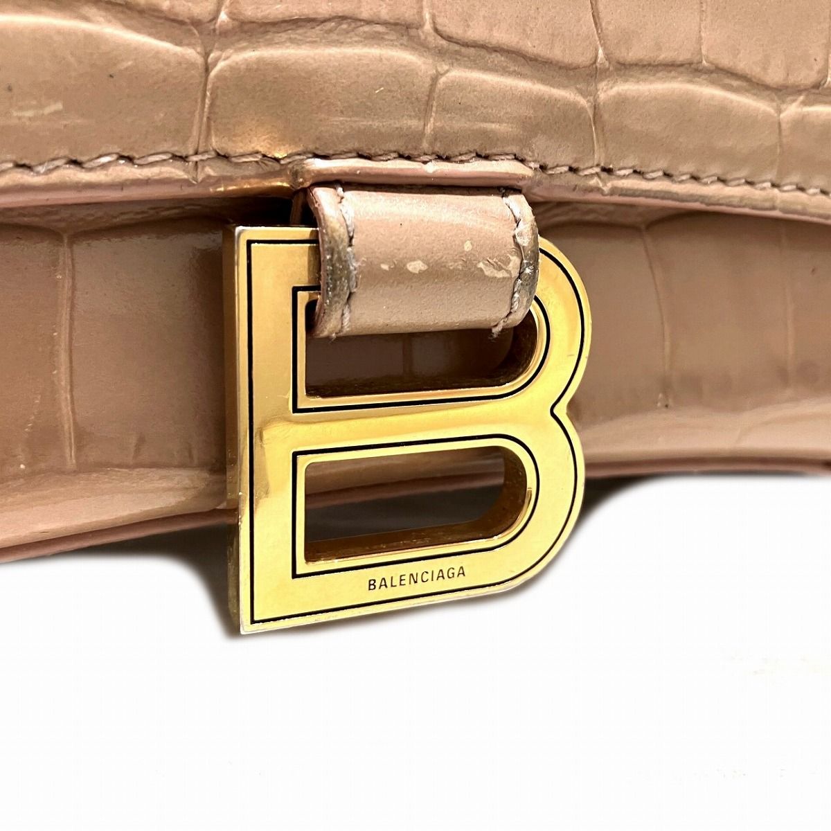 Balenciaga Hourglass Top Handle Small Handbag Leather — view 8