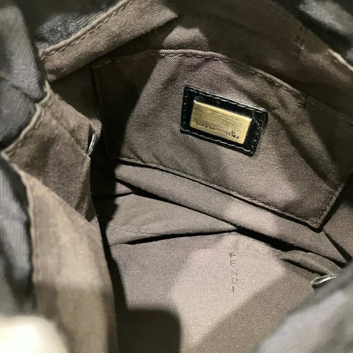 Fendi Zucca Shoulder Bag Canvas — view 5