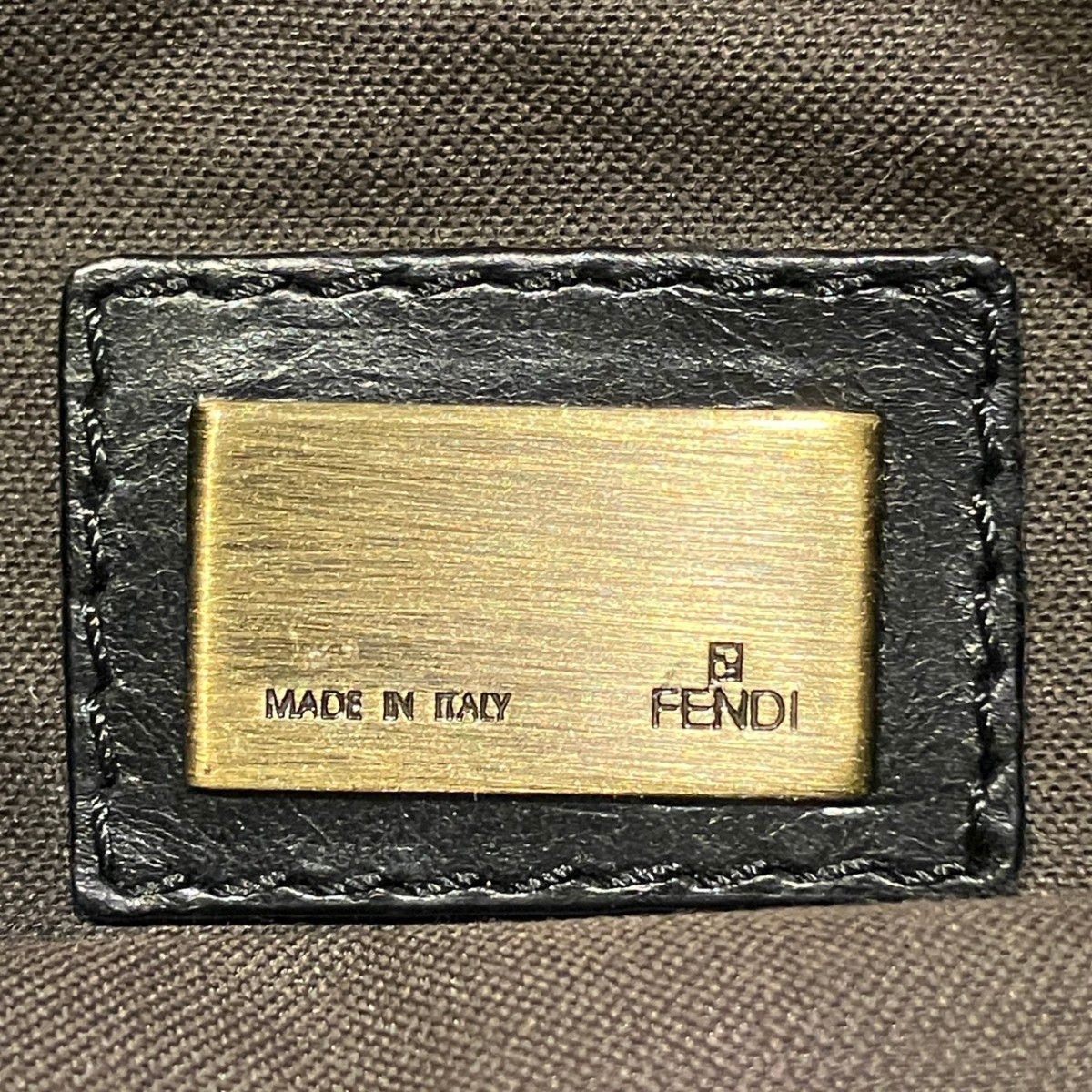 Fendi Zucca Shoulder Bag Canvas — view 4