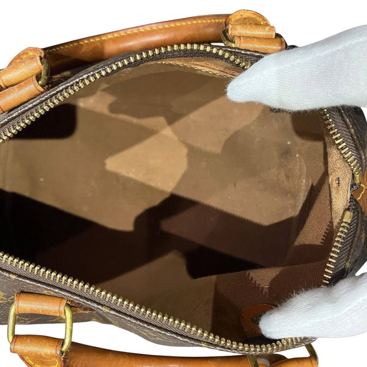 Louis Vuitton Speedy 25 Monogram Handbag Canvas — view 5