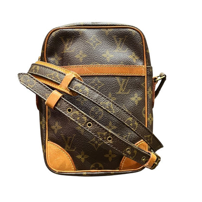 Louis Vuitton Danube Monogram Shoulder Bag Canvas