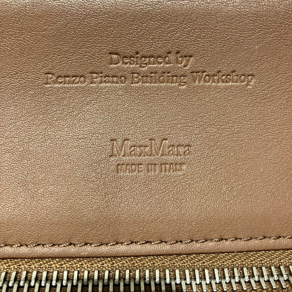 Max Mara Whitney Renzo Piano Collaboration Tote Calfskin Suede — view 4
