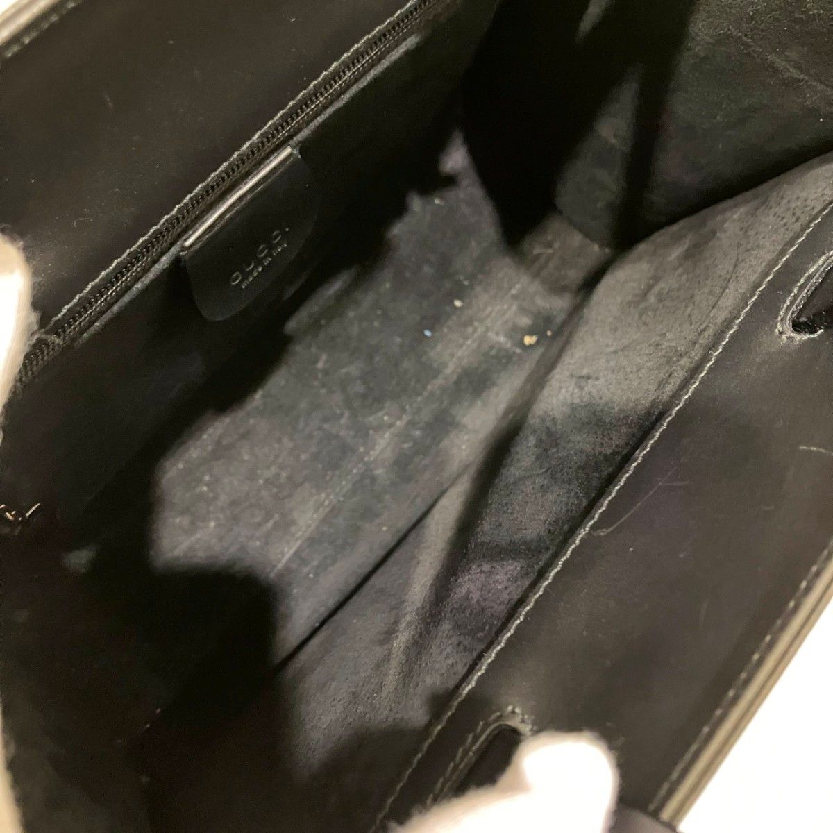 Gucci Handbag Leather Black — view 7