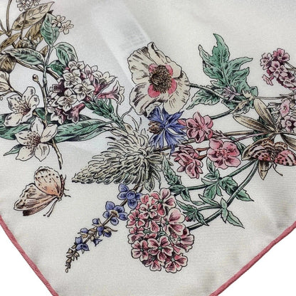 Dior Kept Star 70 Silk Scarf Floral Pattern Multicolor — view 6