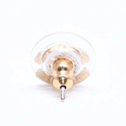 Chanel Earrings CC Logo Rhinestone Gold Multicolor 03 — view 6