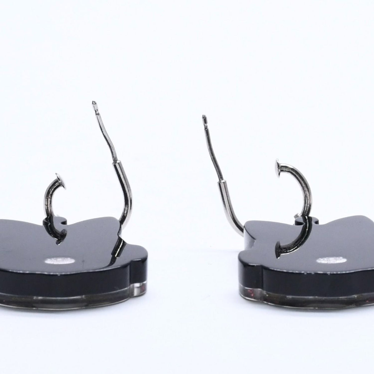 Chanel 17S Earrings Robot Cat Pink Yellow Glitter 17 — view 8