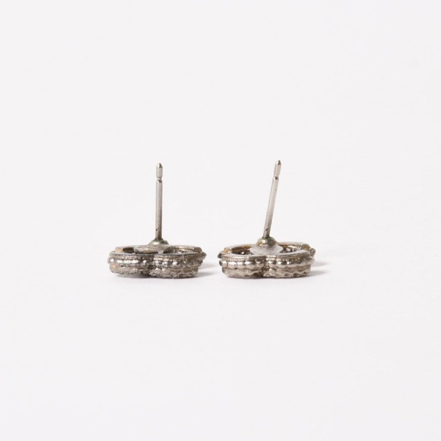 Chanel Earrings CC Logo Rhinestone Metal — view 5