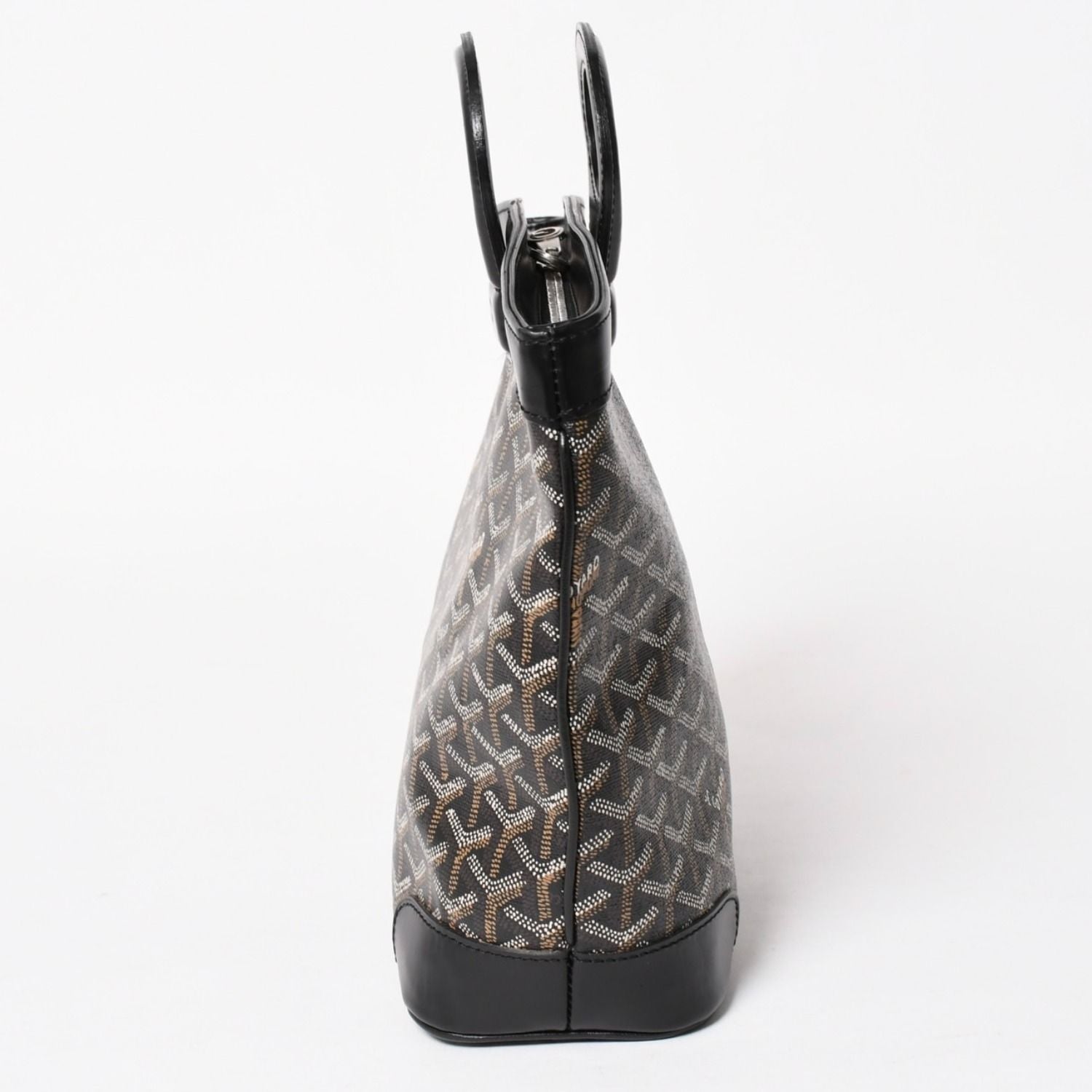 Goyard Beluga PM Handbag Leather Black Silver — view 4