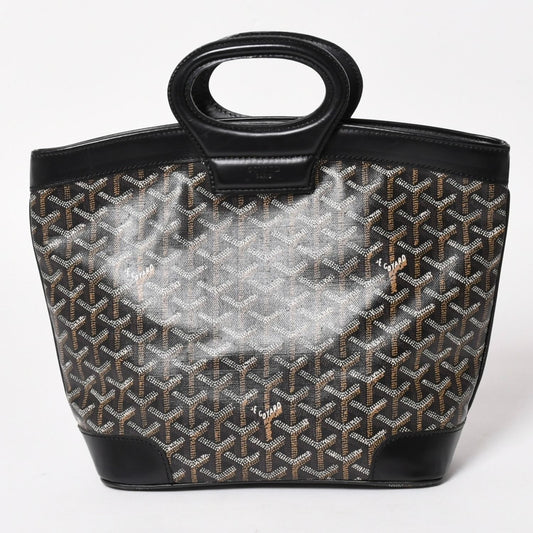 Goyard Beluga PM Handbag Leather Black Silver