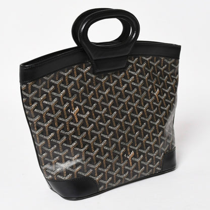Goyard Beluga PM Handbag Leather Black Silver — view 3