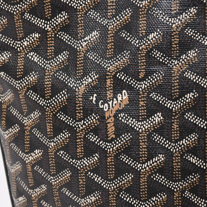 Goyard Beluga PM Handbag Leather Black Silver — view 8