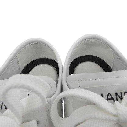 Chanel CC Logo Calfskin Suede Sneakers — view 5