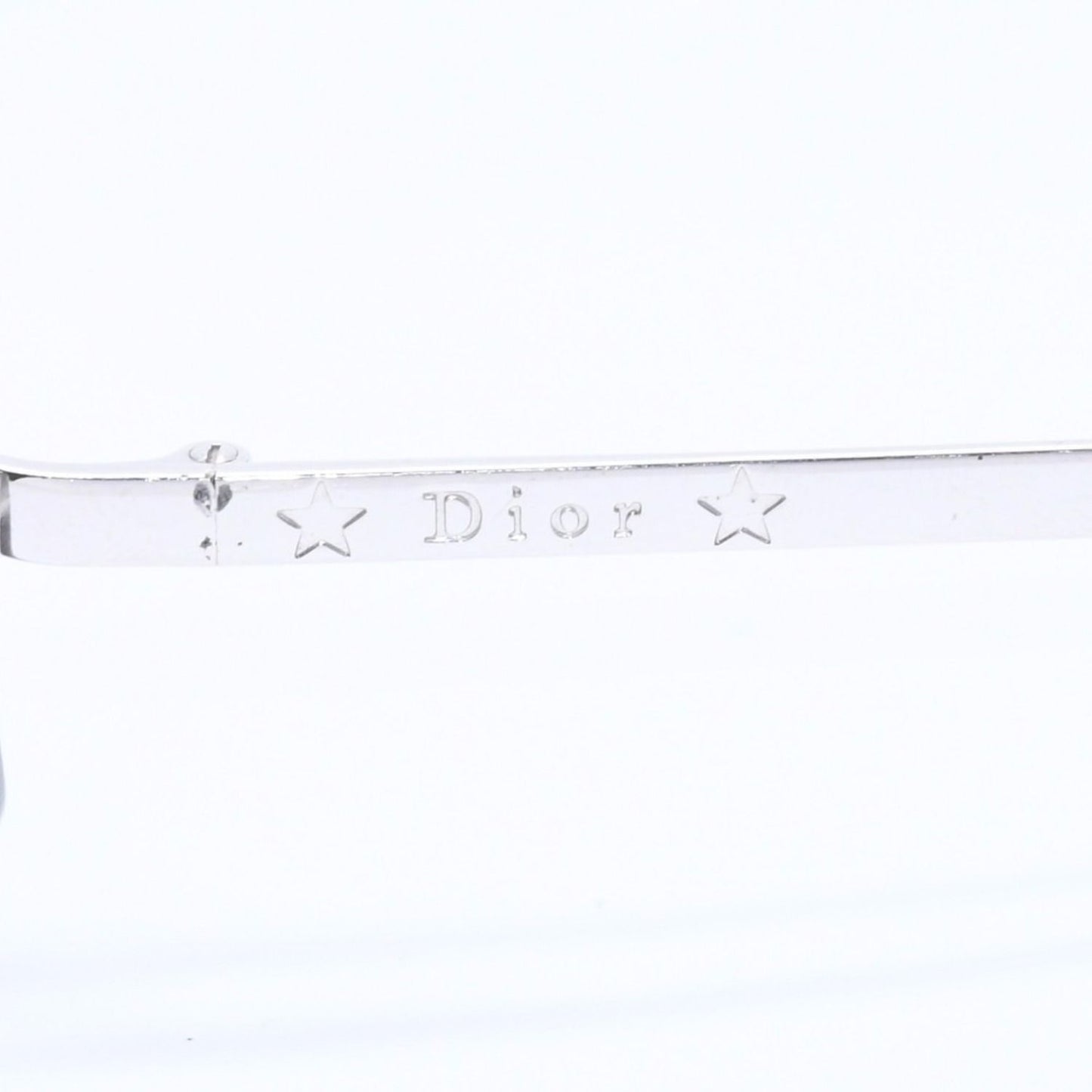Dior Minipop Rimless Sunglasses Gray Silver Eyewear — view 6