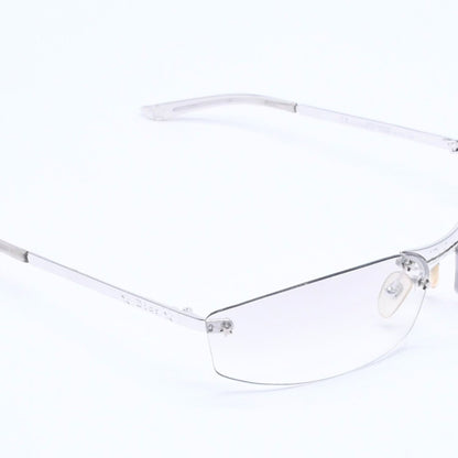 Dior Minipop Rimless Sunglasses Gray Silver Eyewear — view 3