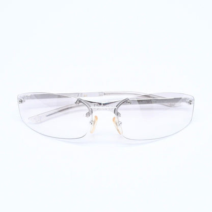 Dior Minipop Rimless Sunglasses Gray Silver Eyewear