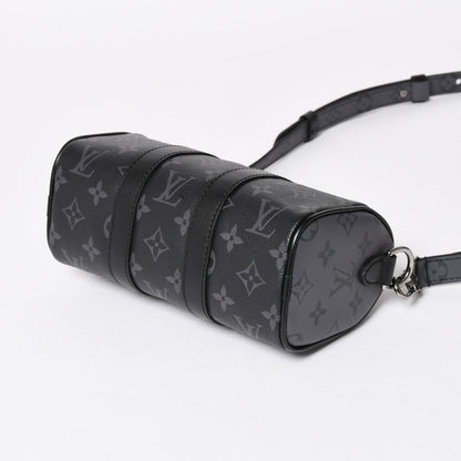 Louis Vuitton Shoulder Bag Keepall XS 2-Way Black Gray — view 7