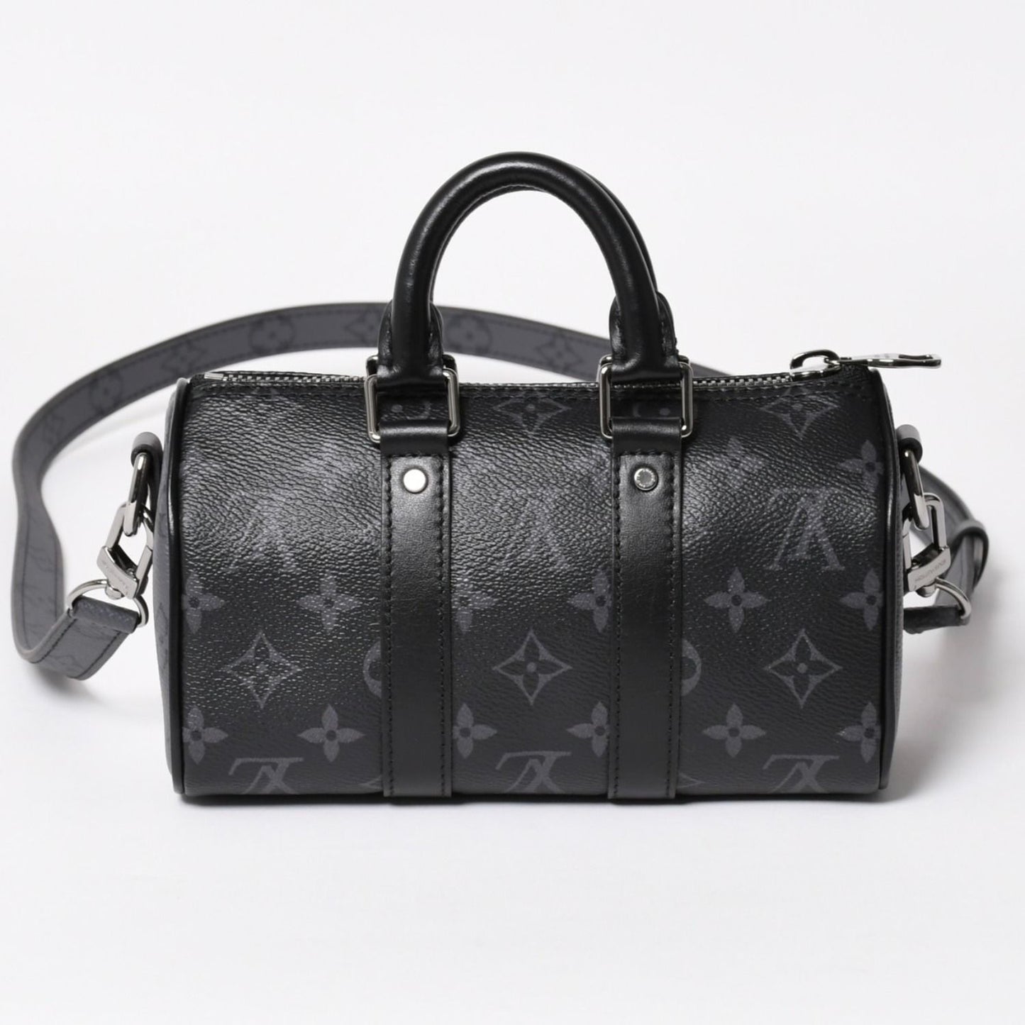 Louis Vuitton Shoulder Bag Keepall XS 2-Way Black Gray — view 2