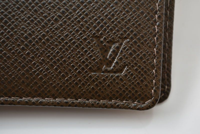 Louis Vuitton Notebook Cover Agenda PM Taiga Grizzly Dark Brown — view 4