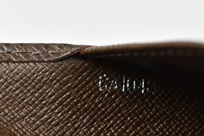 Louis Vuitton Notebook Cover Agenda PM Taiga Grizzly Dark Brown — view 9