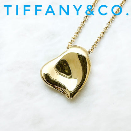 Tiffany & Co Full Heart Yellow Gold Necklace 40.5
