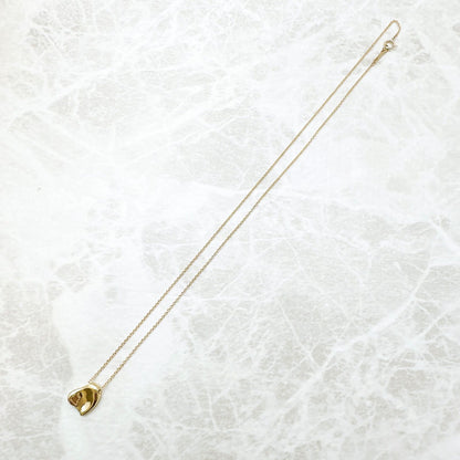 Tiffany & Co Full Heart Yellow Gold Necklace 40.5 — view 5