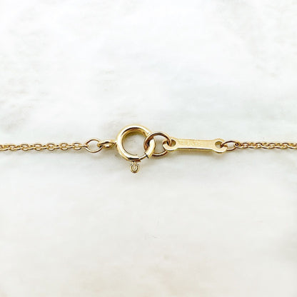 Tiffany & Co Full Heart Yellow Gold Necklace 40.5 — view 6