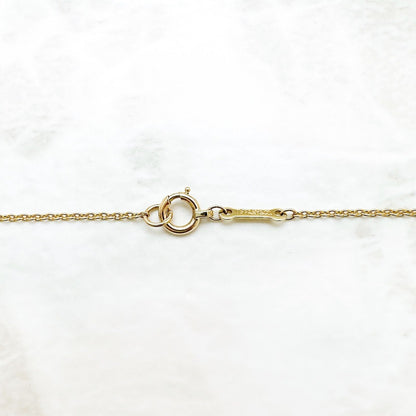 Tiffany & Co Open Heart Yellow Gold Necklace 41 — view 6