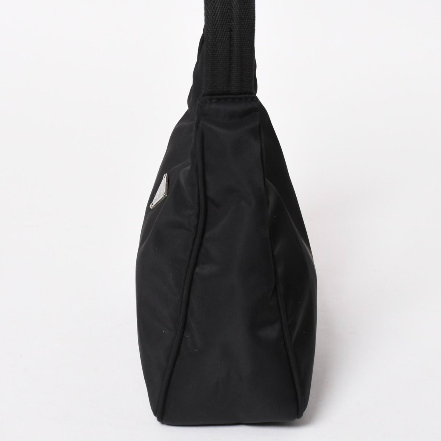 Prada Hobo Handbag Nylon Black — view 4