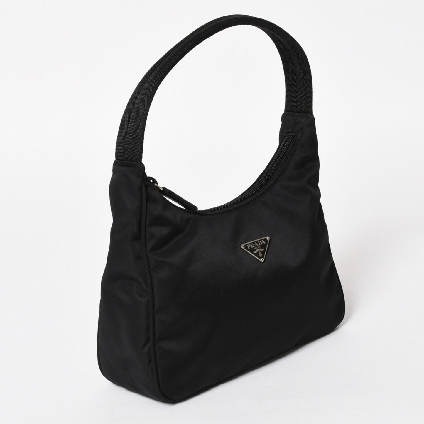 Prada Hobo Handbag Nylon Black — view 3