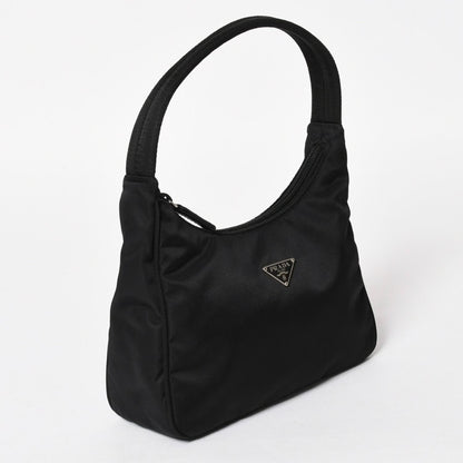 Prada Hobo Handbag Nylon Black — view 3