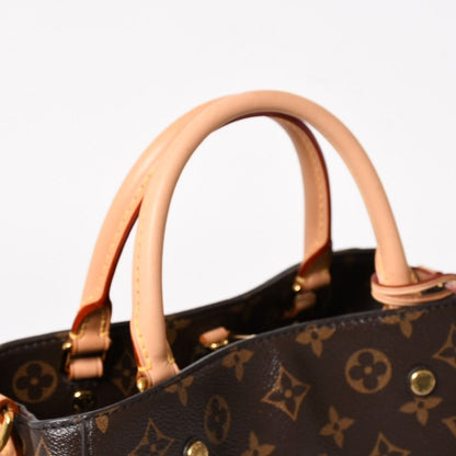 Louis Vuitton Montaigne BB Monogram Handbag Brown — view 6