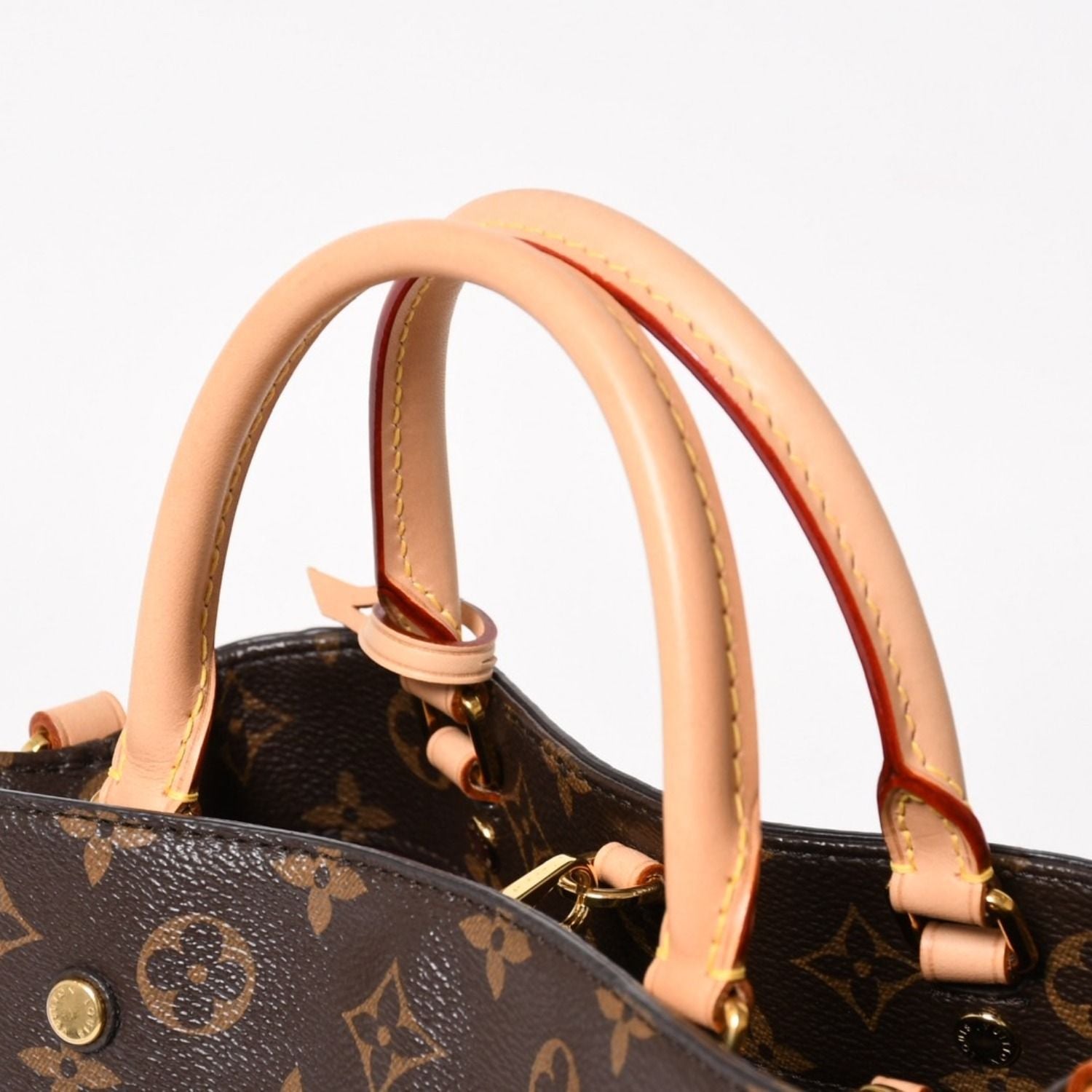 Louis Vuitton Montaigne BB Monogram Handbag Brown — view 7