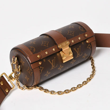 Louis Vuitton Papillon Trunk 2-Way Shoulder Bag Monogram Lambskin Gold — view 3