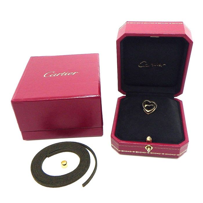 Cartier Charm Pendant Interlace Heart Double 18K Yellow Gold — view 8