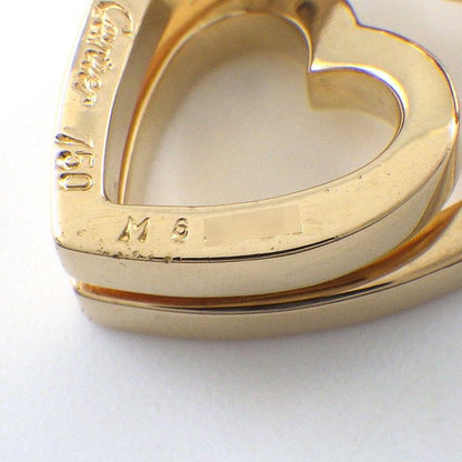 Cartier Charm Pendant Interlace Heart Double 18K Yellow Gold — view 4