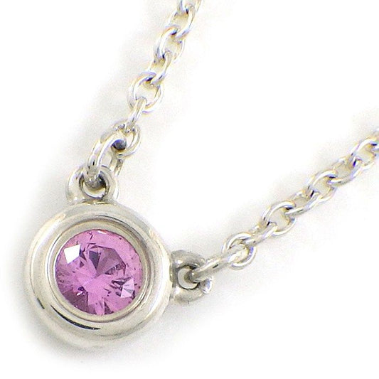 Tiffany & Co Necklace by the Yard 1 Point Pink Sapphire