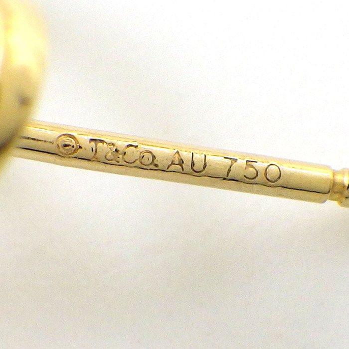 Tiffany & Co Earrings Bow Ribbon 18K Yellow Gold — view 3