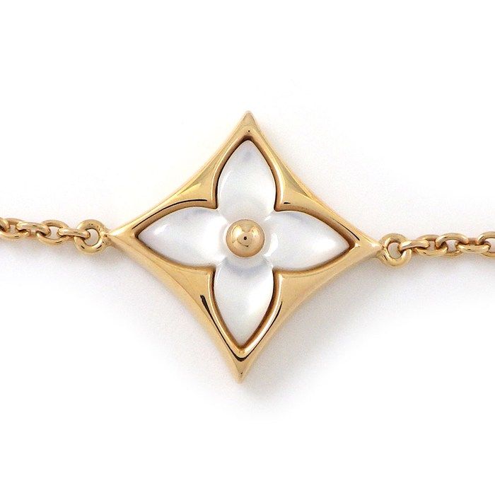 Louis Vuitton Bracelet Star Cles White Shell 18K Pink Gold — view 2