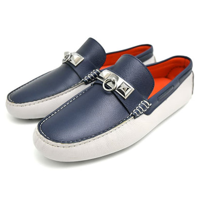 Hermes Loafers Navy