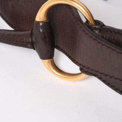 Gucci Bag Horsebit GG Canvas Brown Gold — view 5