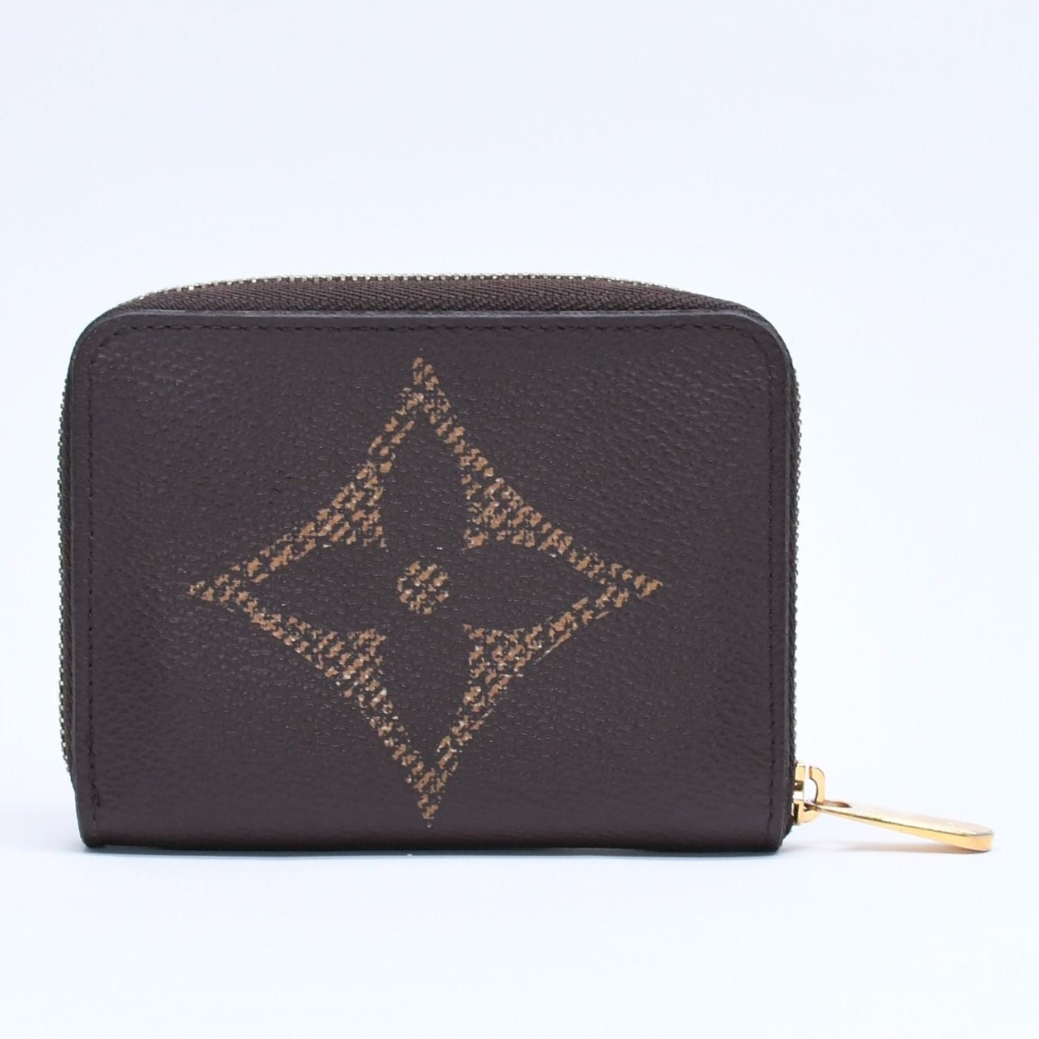 Louis Vuitton Zippy Coin Purse Monogram Giant Brown — view 2