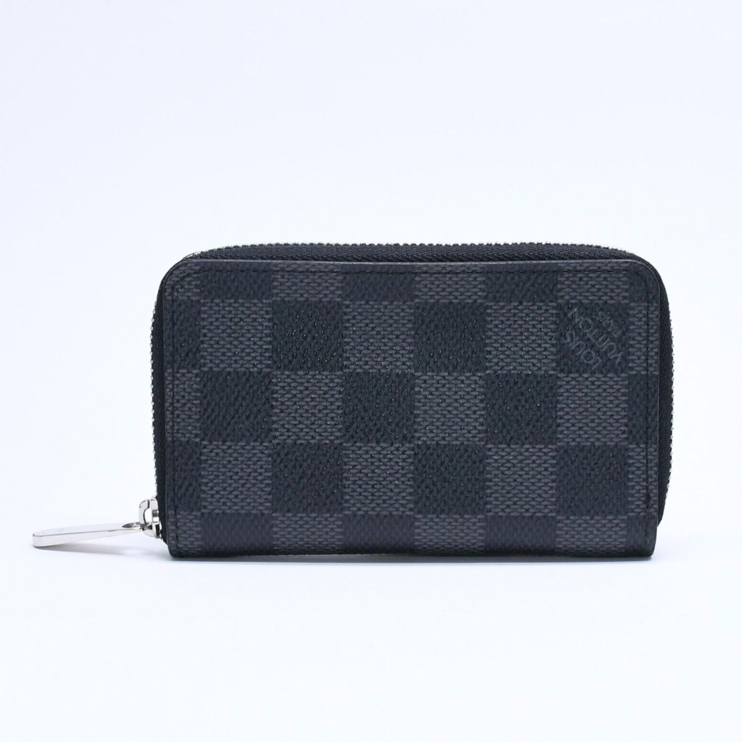 Louis Vuitton Zippy Coin Purse Damier Graphite Black Gray — view 2