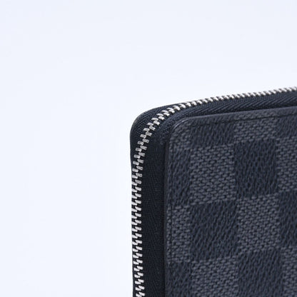 Louis Vuitton Zippy Coin Purse Damier Graphite Black Gray — view 8