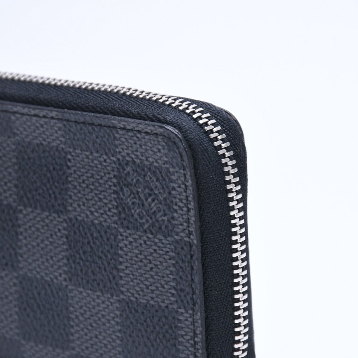Louis Vuitton Zippy Coin Purse Damier Graphite Black Gray — view 6