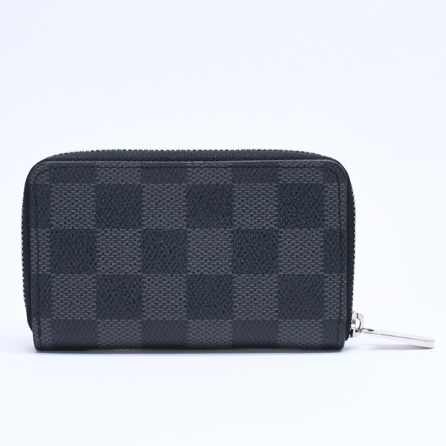 Louis Vuitton Zippy Coin Purse Damier Graphite Black Gray — view 3