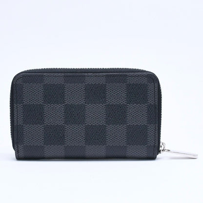 Louis Vuitton Zippy Coin Purse Damier Graphite Black Gray — view 3
