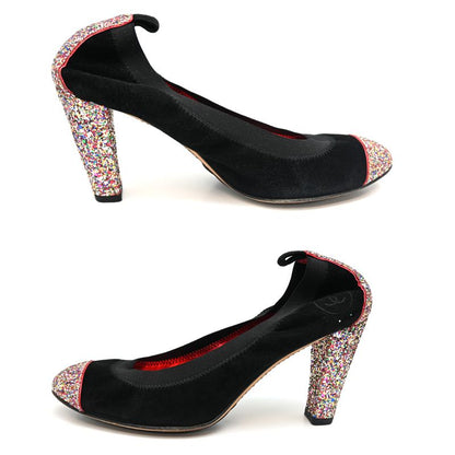 Chanel Pumps Heel Black — view 6