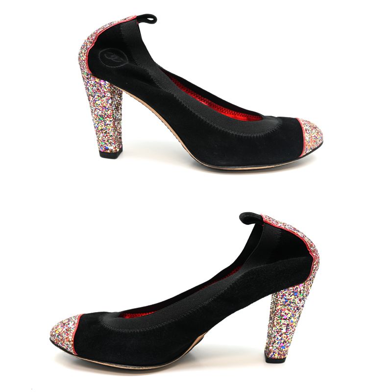 Chanel Pumps Heel Black — view 5