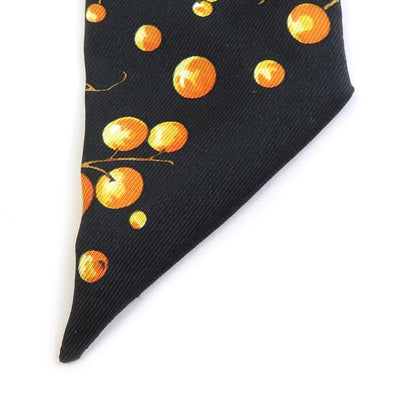 Hermes Twilly Scarf Black — view 5