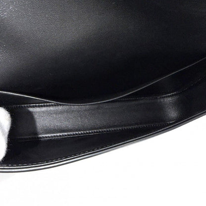 Celine Shoulder Bag Triomphe Claude Leather Black Gold — view 4